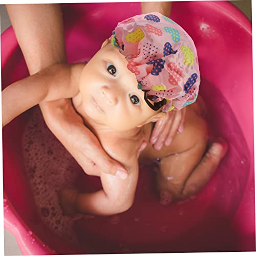 Healeved 5pcs Podesivi poklopac za tuširanje HIJAB za djecu Plivanje kapice za tuširanje tuš kabine za kosu za tuš kabina Baby Cap