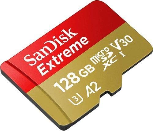 SanDisk 128GB Micro SDXC Extreme memorijska kartica 2 paket radi sa GoPro Hero 8 Black, GoPro Max 360 Action Cam U3 V30 4k klase 10 paket sa 1 Sve osim Stromboli čitač kartica