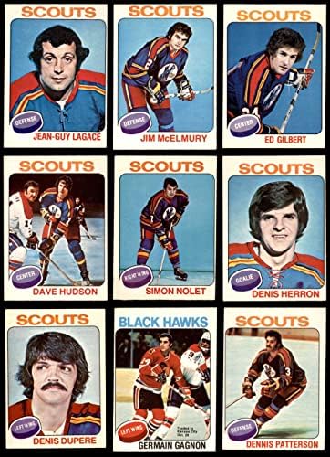 1975-76 O-Pee-Chee Kansas City Scouts Team Set Kansas City Scouts Ex / MT izviđači