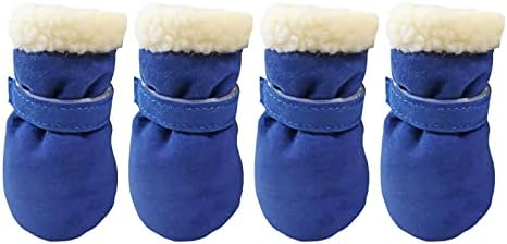 Honprad tople cipele tople kućne cipele i plus vjetrootrne tople velvet čizme snijega meko-pile za kućne ljubimce džemper za pse velike