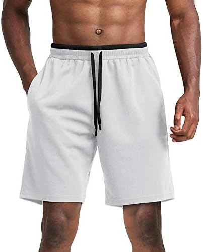 MAGNIVIT muške lagane mrežaste kratke hlače s džepovima prozračne hlače za trčanje za teretanu