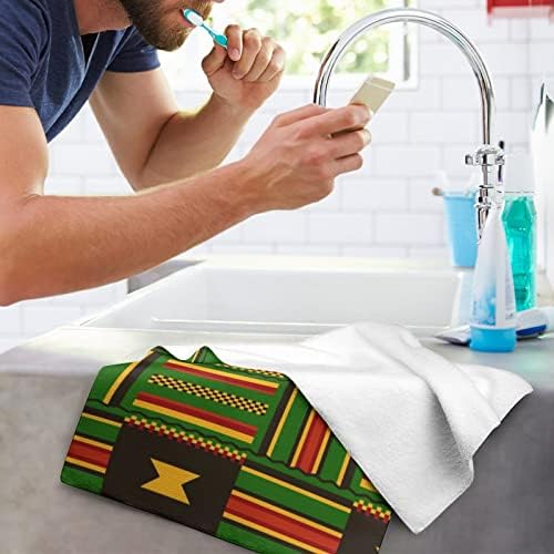 Afrički KENTE tkaninski plemenski print Microfiber ručnici za ručnike Super upijajući ručnik brzo suho