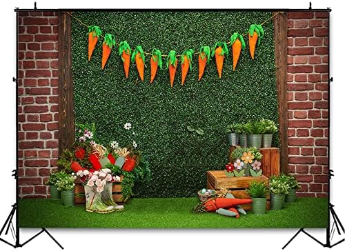 Avezano Easter backdrops Greenery Wall Bunny Spring Easter Pozadine za fotografiju dekoracije za zabavu fotografija pozadina za sliku