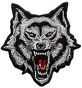 Wolf Head Wild Lone Wolf vezeni ukrasni zakrpa