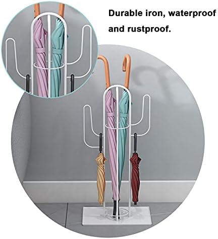 Štandovi za kišobran LXDZXY, dizajn u kaktusu Kišobran, držač kišobrana unutarnji, sa kukom, vodootporan i otporan na kućni ured,