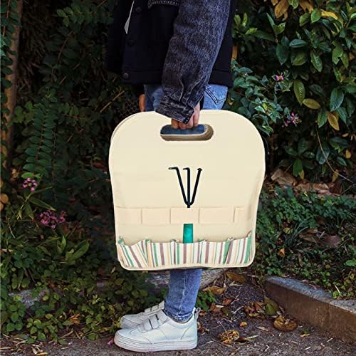 Wese Home Organizator, torba za baštenski alat jednostavan pristup držač kompleta baštenskih alata za teške uslove rada sa više džepova