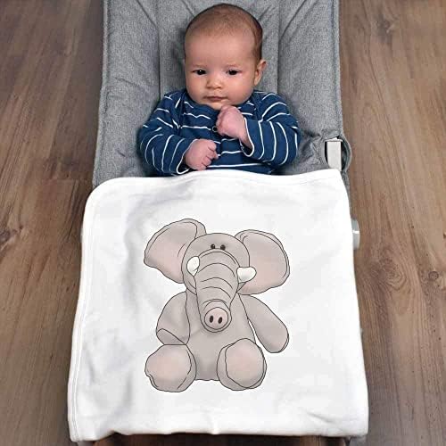 Azeeda 'Slon Plushie' Pamuk Baby pokrivač / šal