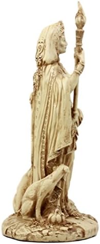 EBROS poklon paganski božanstvo Hecate statue grčka boginja čarobne vještice i nekromantnost HEKATE SA SHE-Psi Dekorativna figurica
