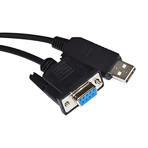 Hiquay USB serijski DB9 USB do RS232 Ženski null modem Kabel za upravljanje računarom za Windows XP, Windows Vista, 7,8,10, Mac OS