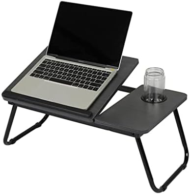 Zlxdp tablica prijenosna tablica Jednostavna računala sa ventilatorom za krevet na kauču savijanje podesivih laptop stola na krevetu