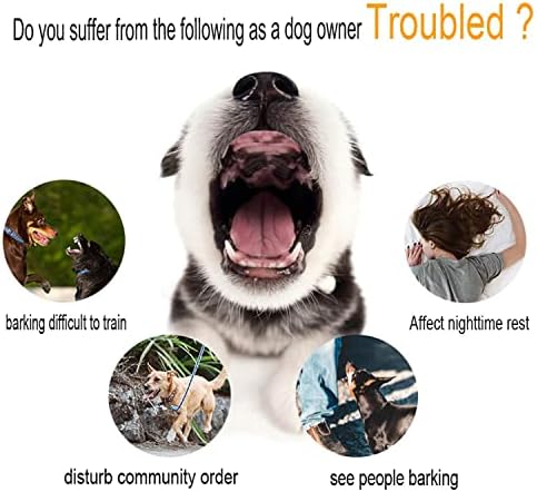 Ogrlica Antiladridos para perros, ovratnik Adiestramiento Antiladridos ponovno izmjenjiva, con 7 niveles de vibración ajustables de