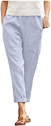Posteljine za žene Ležerne prilike labave staze sa džepom plus veličine hlače Radna odjeća Hot Hlače Dame pantalone