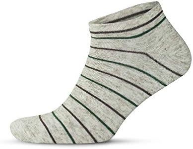 Gowith 4 parove muške tanke pamučne čarape za gležnjeve, nisko rezane prugaste čarape, nema show čarapa, pakete, model: 3149