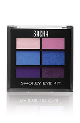 Smokey eye Kit Sacha Cosmetics, najbolja visoko pigmentirana šminka za smoky sjenilo, Shimmer & mat boje za isticanje sjenila, 1.6