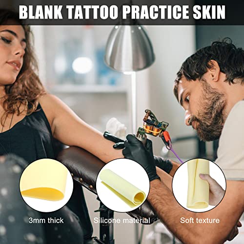 Nasharia Vježba tetoviranja koža: 5kom 20x30x0. 3cm lažna koža sa 20kom A4 transfer papira veliki komplet za vježbanje tetoviranja