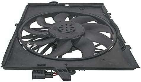 AutoKay motor hlađenja motora, hlađenje zamena ventilatora za hlađenje za BMW E60 525 530 545 645 E65 750, zamijenite 17427543282