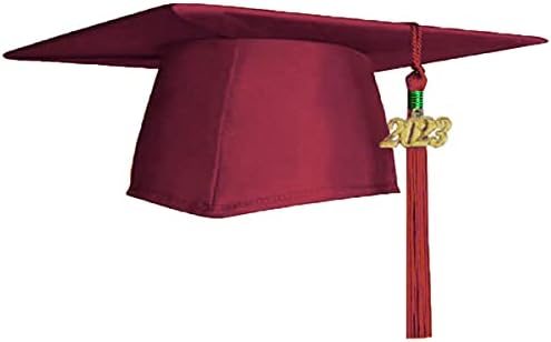 Vitosun [2023] Unisex-Mat MAT diplomska kapa za odrasle sa kićankom za fotografiju diplomaca srednjih škola