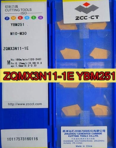 FINCOS ZQMX3N11-1e YBM251=SP300 10kom 50kom zcc.CT karbidni umetak YBM251-M20-M40 obrada: Nerđajući čelik -: 3mm 50kom)
