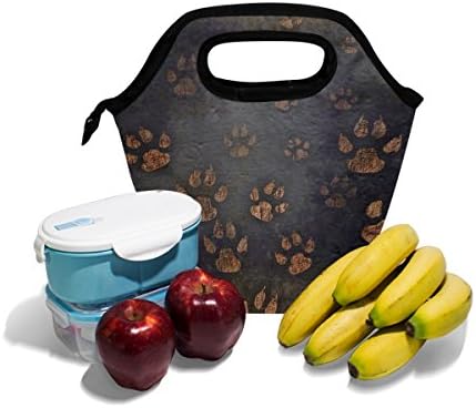 Vipsk torba za ručak 93678 kutija za ručak, vodootporna torbica za piknik na otvorenom torbica za ručak torbe sa patentnim zatvaračem, Crna