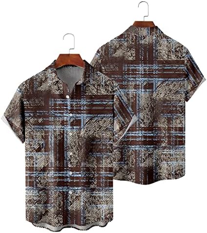 Retro košulje Muške havajske majice Trendne majice za muškarce Košarkaška odjeća Custom Gumb Up Majice Štampano Havajski