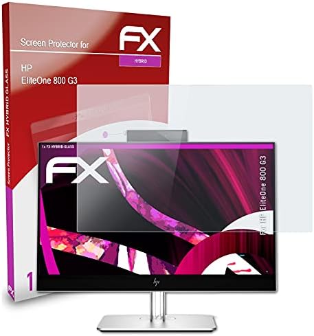 atFoliX zaštitni Film od plastičnog stakla kompatibilan sa Hp EliteOne 800 G3 zaštitom za staklo, 9h Hybrid-Glass FX staklenim štitnikom za ekran od plastike
