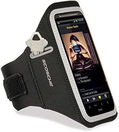 Scosche Soundkase ultra-light Sportska ruka za priključak za univerzalne pametne telefone - Trčanje trake za iPhone 6s / 6, iphone se / 5s / 5c / 5, Samsung Galaxy S6 / S6 Edge, Galaxy S5, Galaxy S5, Galaxy S5, Galaxy S4