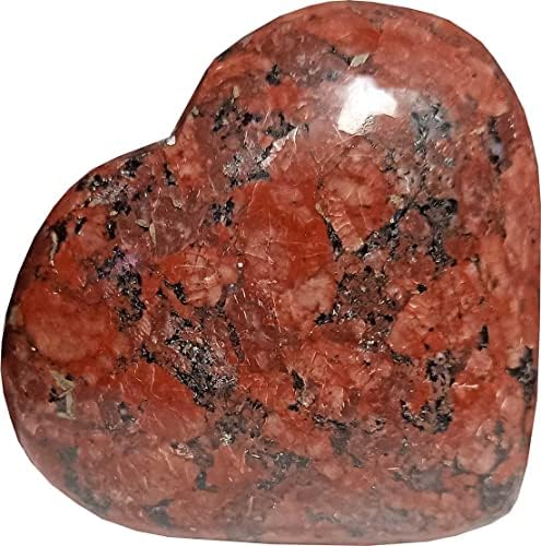Aldomin® boxite Puffy u obliku srca 90 grama prirodni palminski kamen kristal reiki ljekovita dragi poklon dragulja za unisex