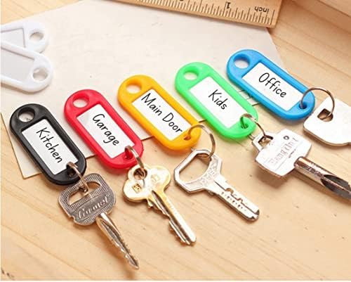 OKTICO GLOBAL Key Tags paket od 40 sa etiketama Privjesci za ključeve, ključne oznake sa prstenastim bojama ključne oznake i ključni identifikatori
