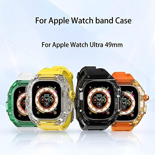 Kgfce za Apple Watch Ultra 49mm mod komplet serije 8 7 6 5 4 SE band narukvica reflap satovi lagana dužnost robusna zaštitna obloga