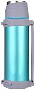 XXXDXDP Termos boca od nehrđajućeg čelika ima veliki kapacitet, jednostavan za nošenje, kafu, vodu, pogodno za kampiranje 2l plave