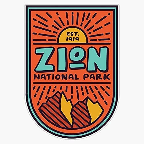 BZ Trading Zion Nacionalni park Vinilni naljepnica zidni bamop za laptop naljepnica 5in