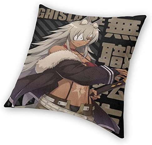 Vvedik Mushoku Tensei bacač jastučni poklopac skrivenog zatvarača Trg Case ultra mekani ukras za kućnu kancelariju Sofa ispisana Dakimakura 18 x18