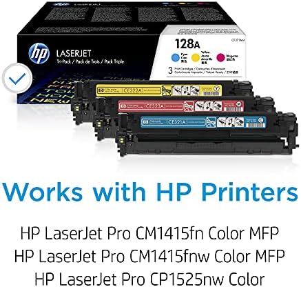 HP 128a cijan, Magenta, Žuti Toner kertridži | radi sa HP LaserJet Pro CM1415 boja, CP1525 serija boja / CF371AM