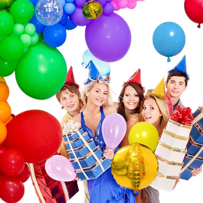 162 kom Rainbow Garland Balloon Kit mješovite veličine 18 12 5 inčni Rainbow Arch balloon kit za rođendan Baby Shower vjenčanje.