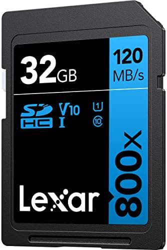 Lexar 32GB Professional 800x SDHC Klasa 10 UHS-I/U1 memorijska kartica 2-paket paketa