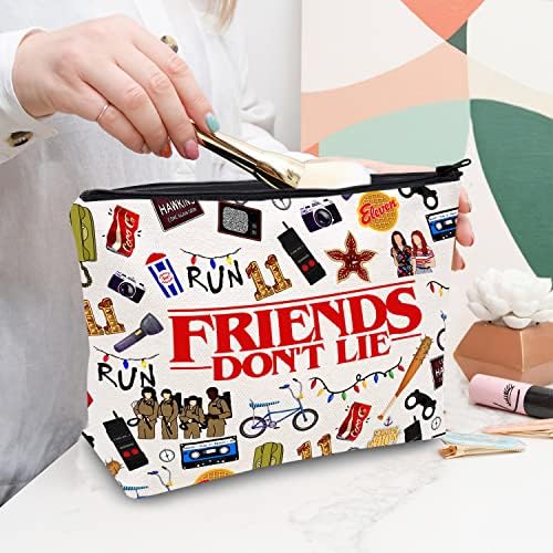 Wxptxf Funny Strangeness torbica sa patentnim zatvaračem putna torba toaletna torba pokloni za žene tinejdžerke prijatelji prijatelji