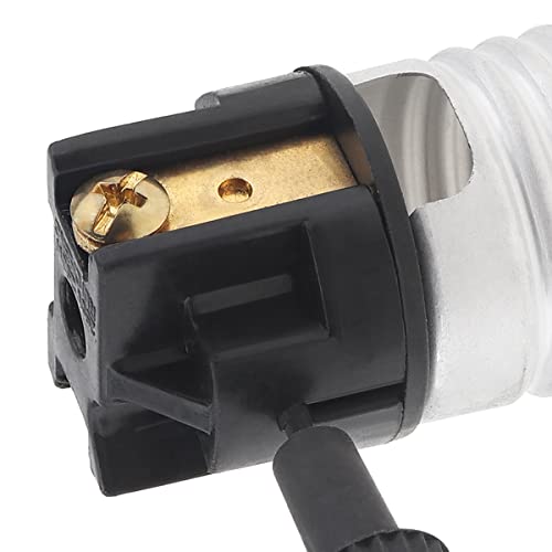 Rtnlit 3-smjerna zamjena utičnice za lampu, utičnica za popravku lampe E26/E27, držač lampe sa žarnom niti, samo unutrašnjost srednje baze, dugme za okretanje koje se može ukloniti sa 2 kruga, Ul na listi