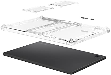 Dteck Galaxy Tab A8 Case 10,5-inča - Očisti poklopac Izdržljive silikonske kućište sa [Kickstand / Olovkom] Zaštitna lagana futrola za Samsung Galaxy Tab A8 SM-X200 / X205 tablet, jasan