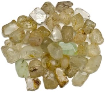 Hipnotic Gems Materijali: 1 lb grubi skupni gomila Topaz iz Brazila - sirovi prirodni kristali za kabiranje, prevrtanje, lapidarni,