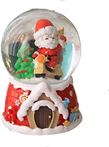 Hmggdd Santa Claus Crystal Ball Music Box ukrasi Kreativna oktave Box Girlday Birthday Poklon Princess Girl Poklon Predmeti
