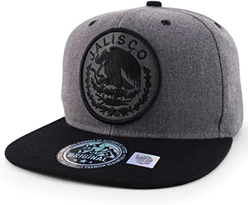 Trendy prodavnica odjeće gradovi Meksika kružni Logo vezena Flatbill Snapback bejzbol kapa