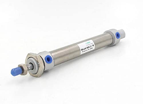 Dvostruko djelovanje pneumatskih malih cilindara od nehrđajućeg čelika 40 mm provrta 15mm hod MA40-15 mini zrak cilindar