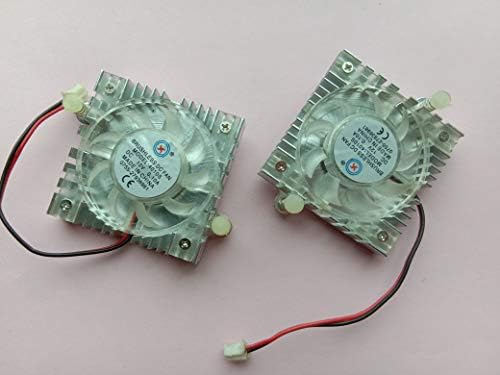 1 kom DC ventilator 12V 4010S 2 pin bijela sa hladnjakom 45x45x10mm bez četkica za hlađenje ventilatoru