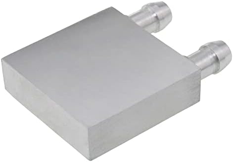 Blok za hlađenje vode ZCZQC 2kom 40 x 40 x 12mm srebrni aluminijumski hladnjak za tečnu vodu Endotermna glava sistem hladnjaka za