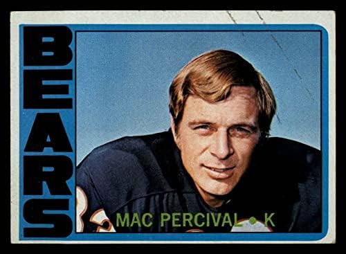 1972 FAPPS 41 MAC Percival Chicago Bears ex Bears Texas Tech