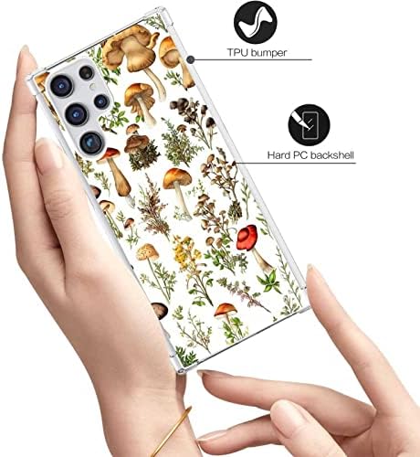 Kompatibilan sa Samsung Galaxy S22 ultra ultra ultra gljive, gljiva Šumska vintage cotgecore Wild Shroom Trendy grafički za Samsung