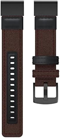 EGSDSE 26 22 mm Canvas Trake za satove za Garmin Fenix ​​5 5x plus 6 6x 6s Pro 935 3HR Smart narukvica Brzi lagan remen za narukvicu