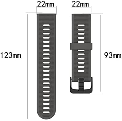 Eidkgd silikonski sat traka za Garmin Forerunner 935 945 Smart Watch 22 mm zamjenski ručni zglob