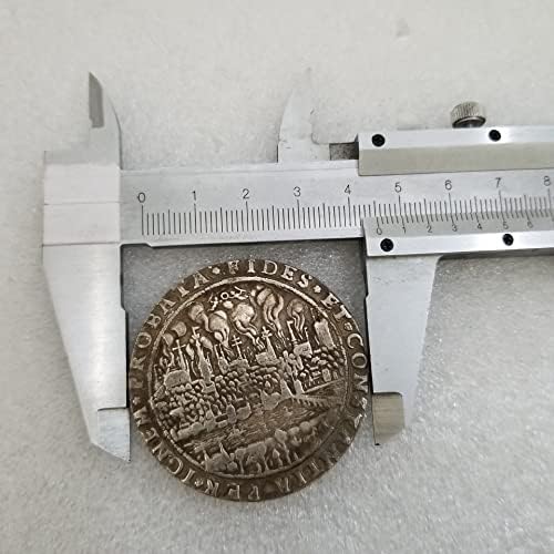 Qingfeng antikne rukotvorina mesinga srebrni stari srebrni okrugli cound srebrne srebrne zbirke od srebra dolar