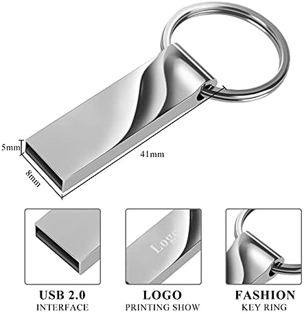 LMMDDP Metal USB Flash Drive 32GB 16GB Pendrive 128GB 64GB Vodootporni olovka 8GB Flash USB 2.0 Memoria USB Stick Key Custom Logo